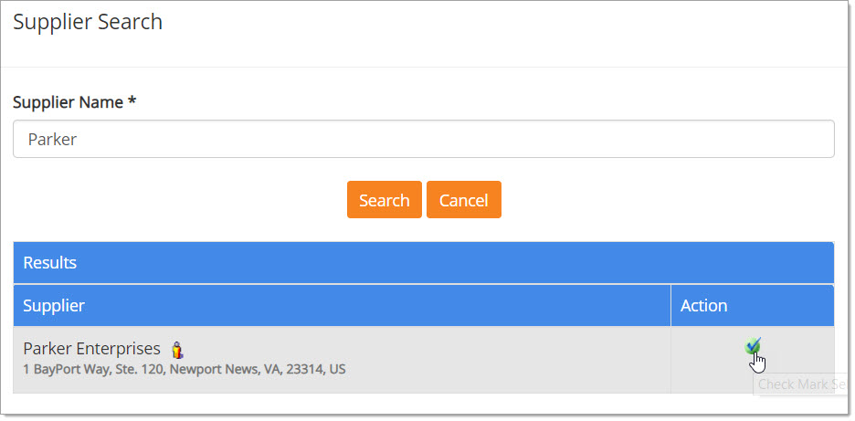 ASN Supplier Search